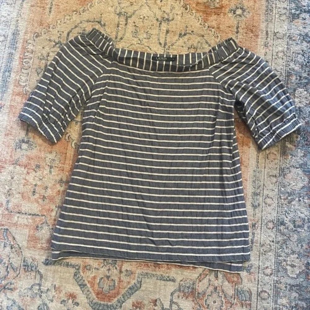 Lauren linen blend top